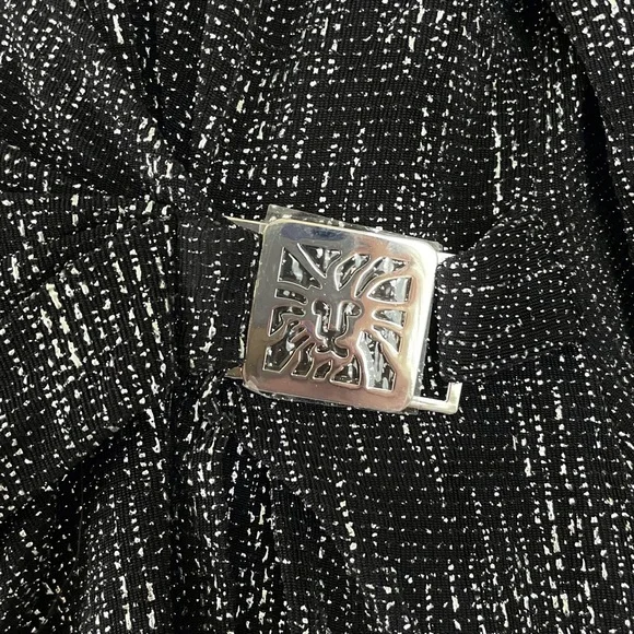 Anne Klein Metallic Black Top - Picture 4 of 4